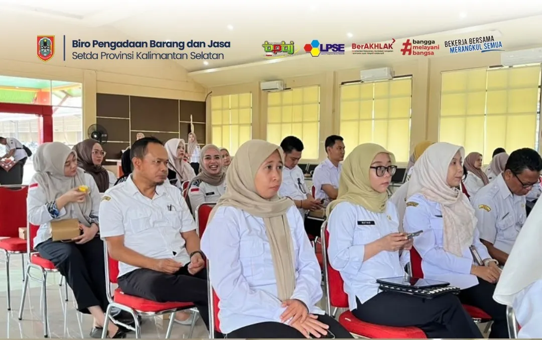 Perkuat Pengelolaan Arsip, Biro PBJ Kalsel Hadiri Pencanangan Gerakan Arsip Vital