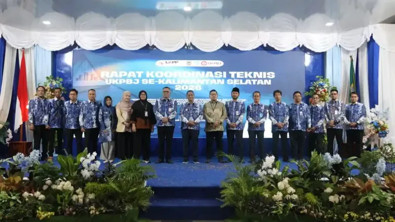 UKPBJ Pemprov Kalsel Gelar Rakortek, Perkuat Koordinasi Unit Kerja Pengadaan 13 Kabupaten/Kota  
